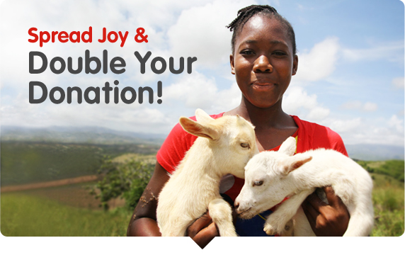 Spread Joy and Double Your Donation