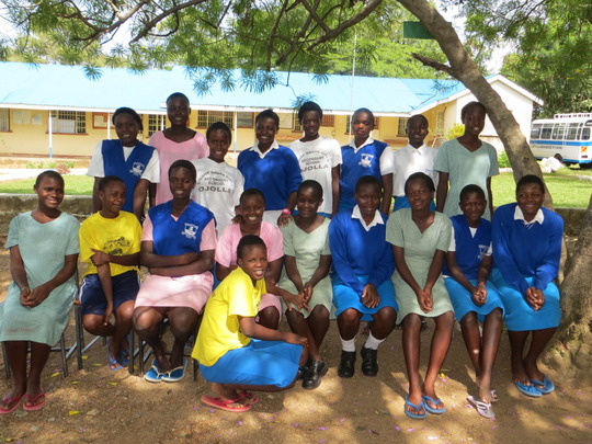 Ojolla Girls Secondary School students