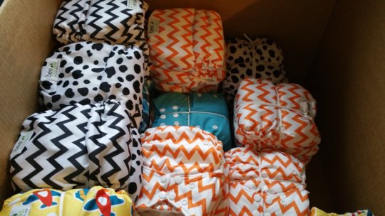 Cloth diapers ready to meet a baby in need