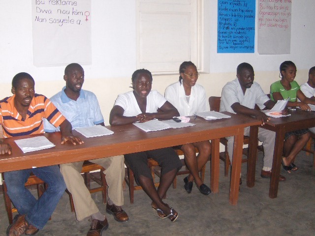 Training community organization members